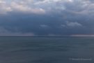 Schlechtwetterfront vor Helgoland