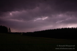 Höchenschwand-Sommer 2024 - Gewitter über dem Schwarzwald